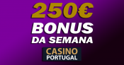 Bonus de 50% até 250€ no CasinoPortugal.pt